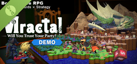 Steam header art for VIractal Demo