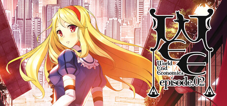 Steam header art for WORLD END ECONOMiCA episode.02