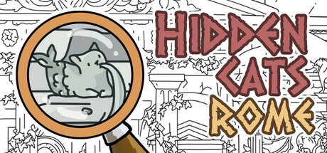 Steam header art for Hidden Cats: Rome