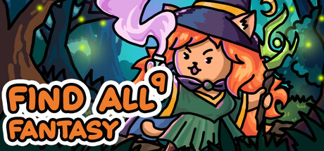 Steam header art for FIND ALL 9: Fantasy