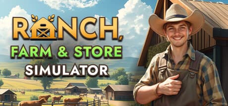 Steam header art for Ranch Farm and Store Simulator