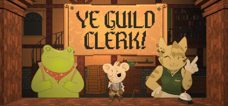 Steam header art for Ye Guild Clerk!