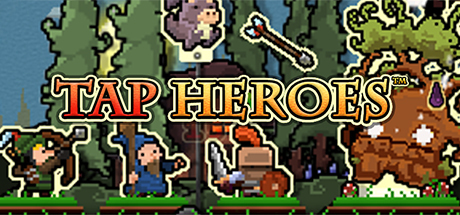 Steam header art for Tap Heroes