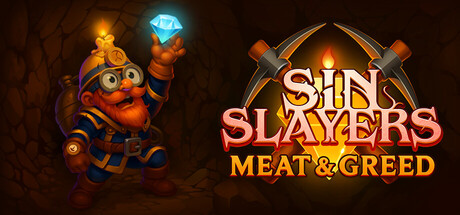 Steam header art for Sin Slayers: Meat & Greed