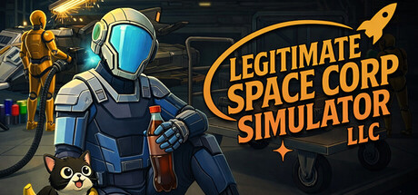 Steam header art for Legitimate Space Corp Simulator LLC
