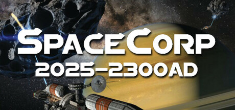 Steam header art for SpaceCorp: 2025-2300AD