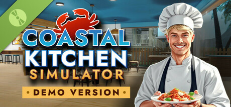 Steam header art for Coastal Kitchen Simulator Demo