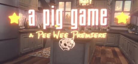 Steam header art for a pig game: A Pee Wee Premiere