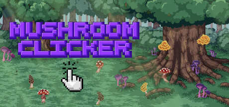 Steam header art for Mushroom Clicker