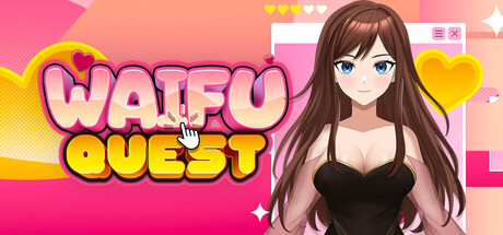Steam header art for Waifu Quest