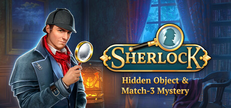 Steam header art for Sherlock: Hidden Object & Match-3 Mystery