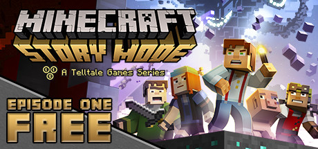 Steam header art for Minecraft: Story Mode - A Telltale Games Series