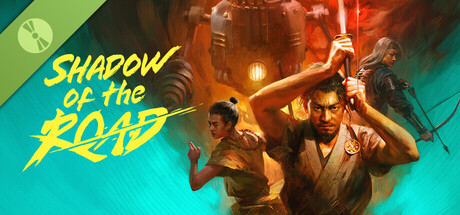 Steam header art for Shadow of the Road Demo