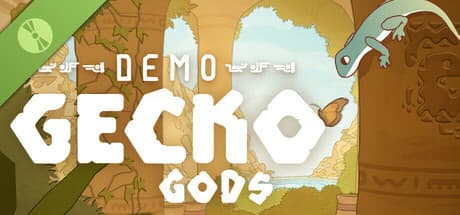 Steam header art for Gecko Gods Demo