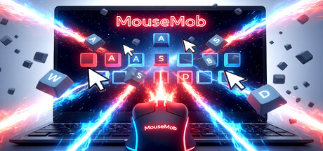 Steam header art for MouseMob – Keyboard & Mouse Automation