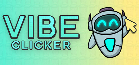 Steam header art for Vibe Clicker