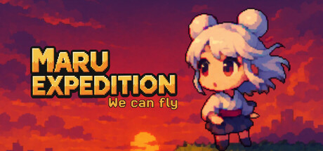 Steam header art for Maru Expedition: We can fly