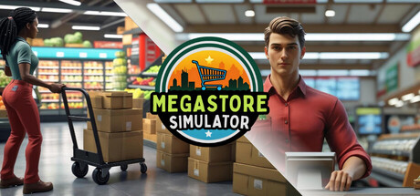 Steam header art for Megastore Simulator
