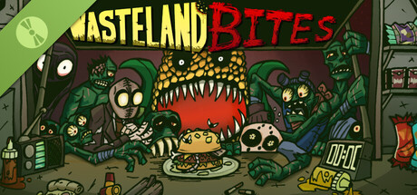 Steam header art for Wasteland Bites Demo