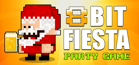 Steam header art for 8Bit Fiesta