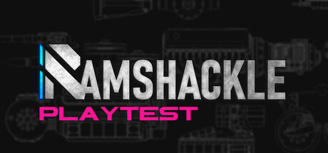 Steam header art for Ramshackle Playtest