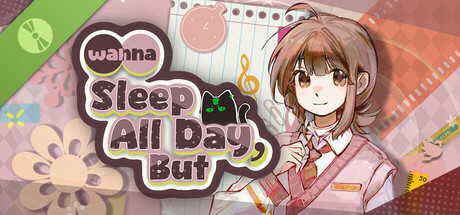 Steam header art for 好想躺平啊，但是 Demo