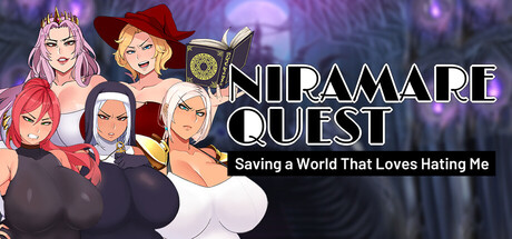 Steam header art for Niramare Quest: Saving a World That Loves Hating Me