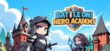 Steam header art for Battle On! Hero Academy