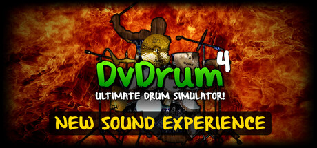 Steam header art for DvDrum, Ultimate Drum Simulator!