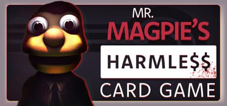 Steam header art for Mr. Magpie’s Harmless Card Game Playtest
