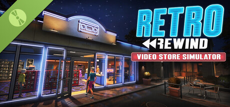 Steam header art for Retro Rewind - Video Store Simulator Demo