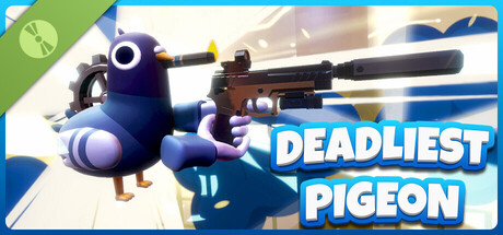 Steam header art for Deadliest Pigeon Demo