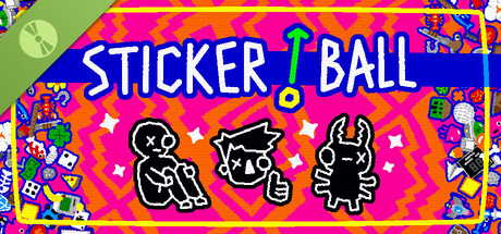 Steam header art for Balls, Dice & Stickers Demo