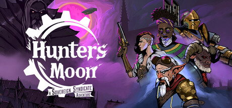 Steam header art for Hunter's Moon: A Sovereign Syndicate Adventure