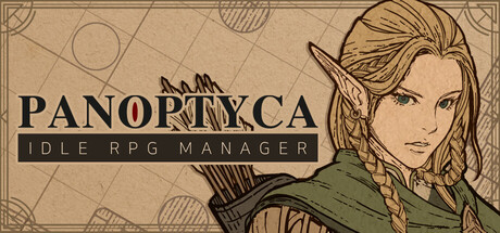 Steam header art for PANOPTYCA : Idle RPG Manager