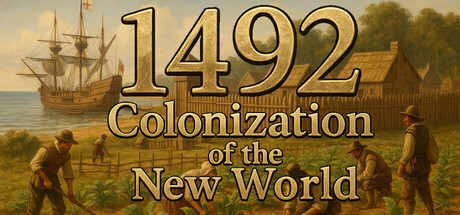 Steam header art for 1492 - Colonization of the new world Playtest