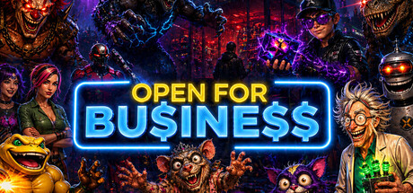 Steam header art for OPEN FOR BUSINESS