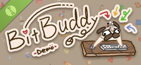 Steam header art for Bit Buddy Demo