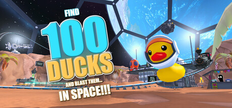Steam header art for Find 100 Ducks and Blast Them...IN SPACE!!!