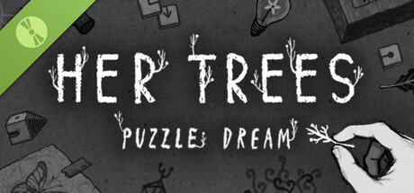 Steam header art for HER TREES : PUZZLE DREAM Demo