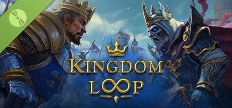 Steam header art for Kingdom Loop (Demo)