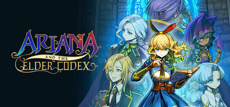 Steam header art for Ariana and the Elder Codex
