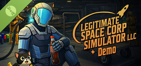 Steam header art for Legitimate Space Corp Simulator LLC Demo