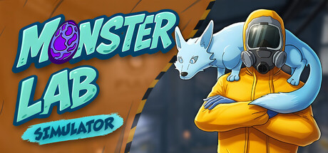 Steam header art for Monster Lab Simulator