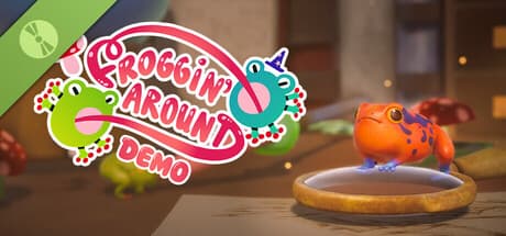 Steam header art for Froggin' Around Demo