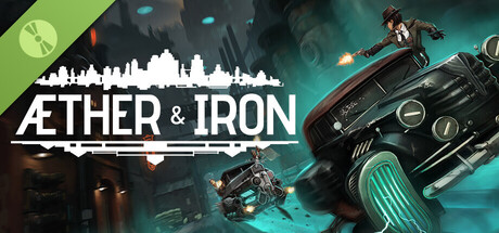 Steam header art for Aether & Iron Demo