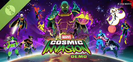 Steam header art for MARVEL Cosmic Invasion Demo