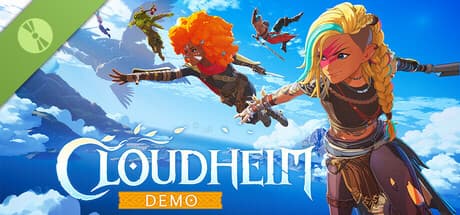 Steam header art for Cloudheim Demo