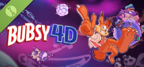 Steam header art for Bubsy 4D Demo