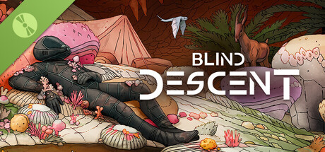 Steam header art for Blind Descent Demo